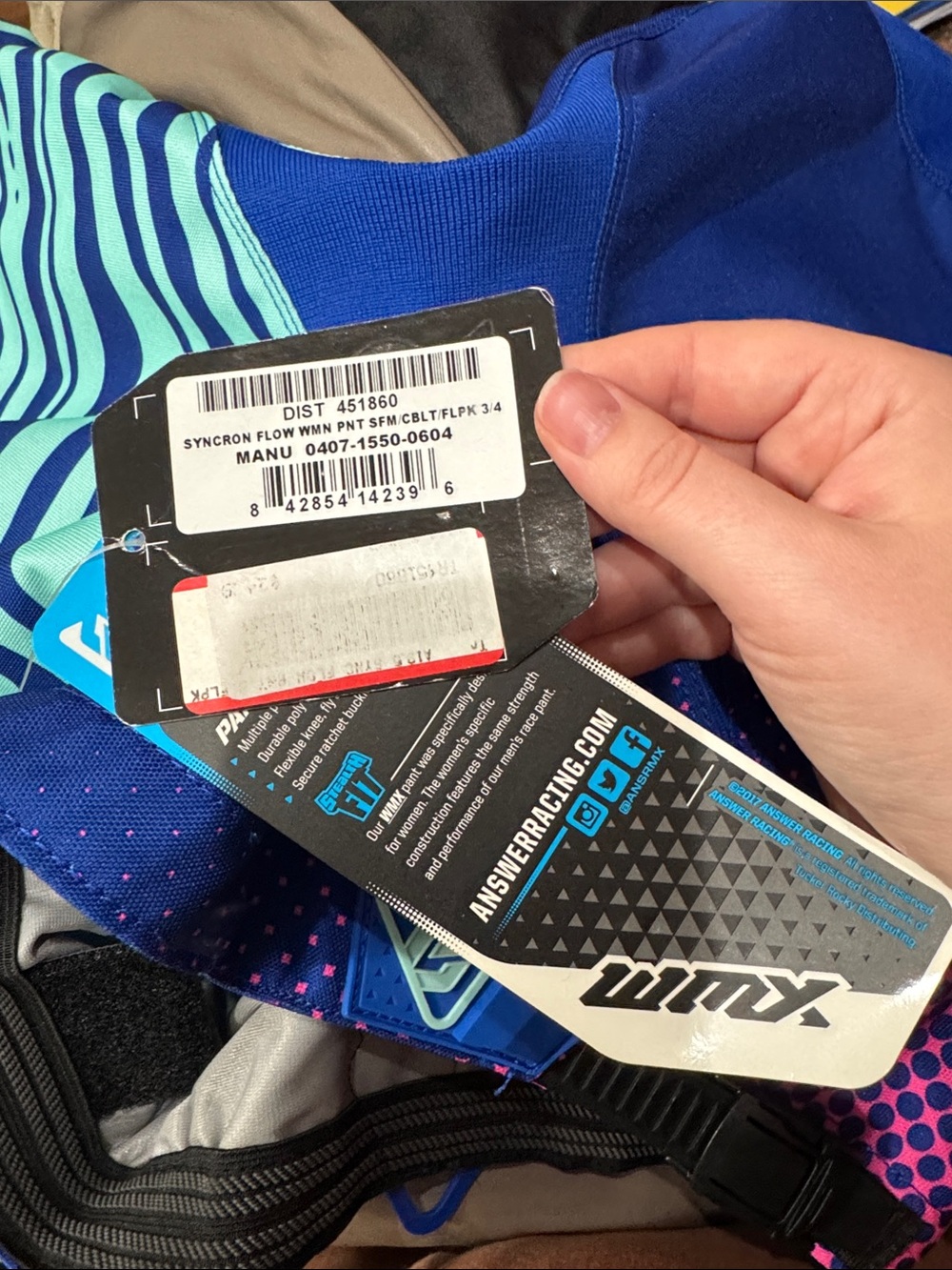 Answer Racing Answer Racing Syncron Flow Pants Motocross Streetstyle size 4 - Picture 13 of 13